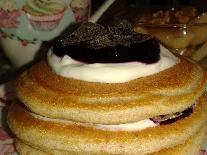 Pancake con farina di farro