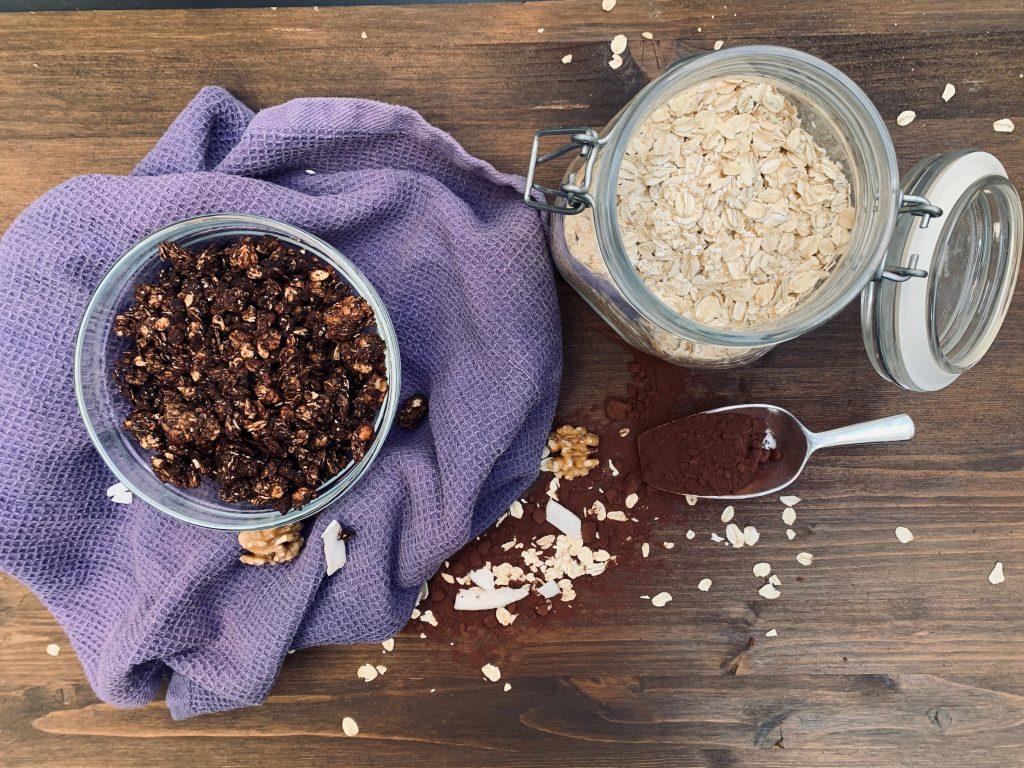 Granola ciocco e noci