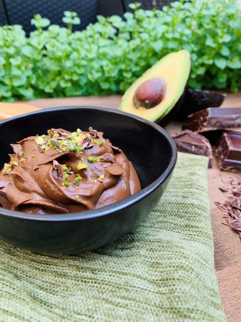 Mousse di avocado e cioccolato