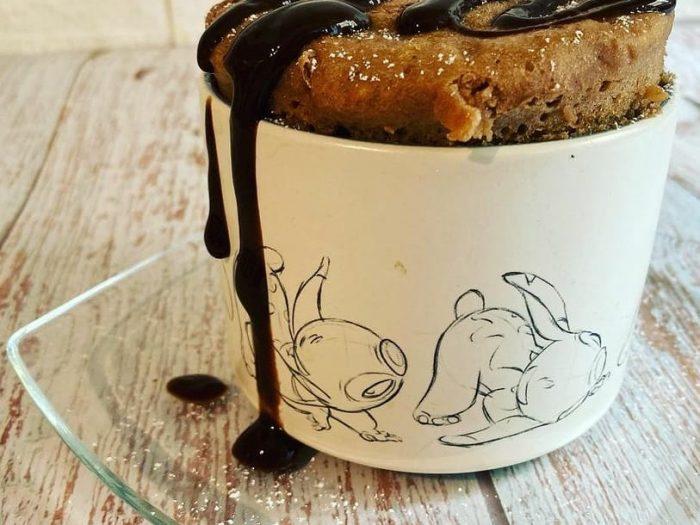 Mugcake pera e cioccolato