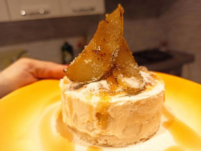 SEMIFREDDO RICOTTA, PERE E CARAMELLO